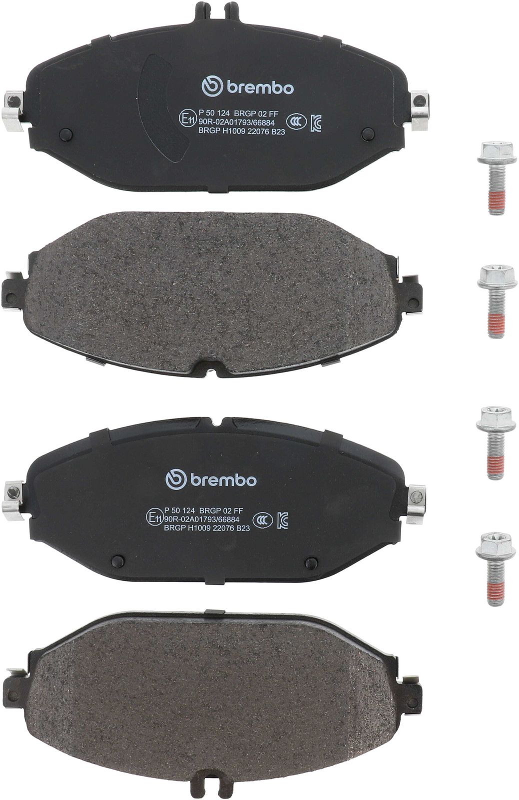 PRIME Low-Met Front Disc Brake Pad Set - P50124_01