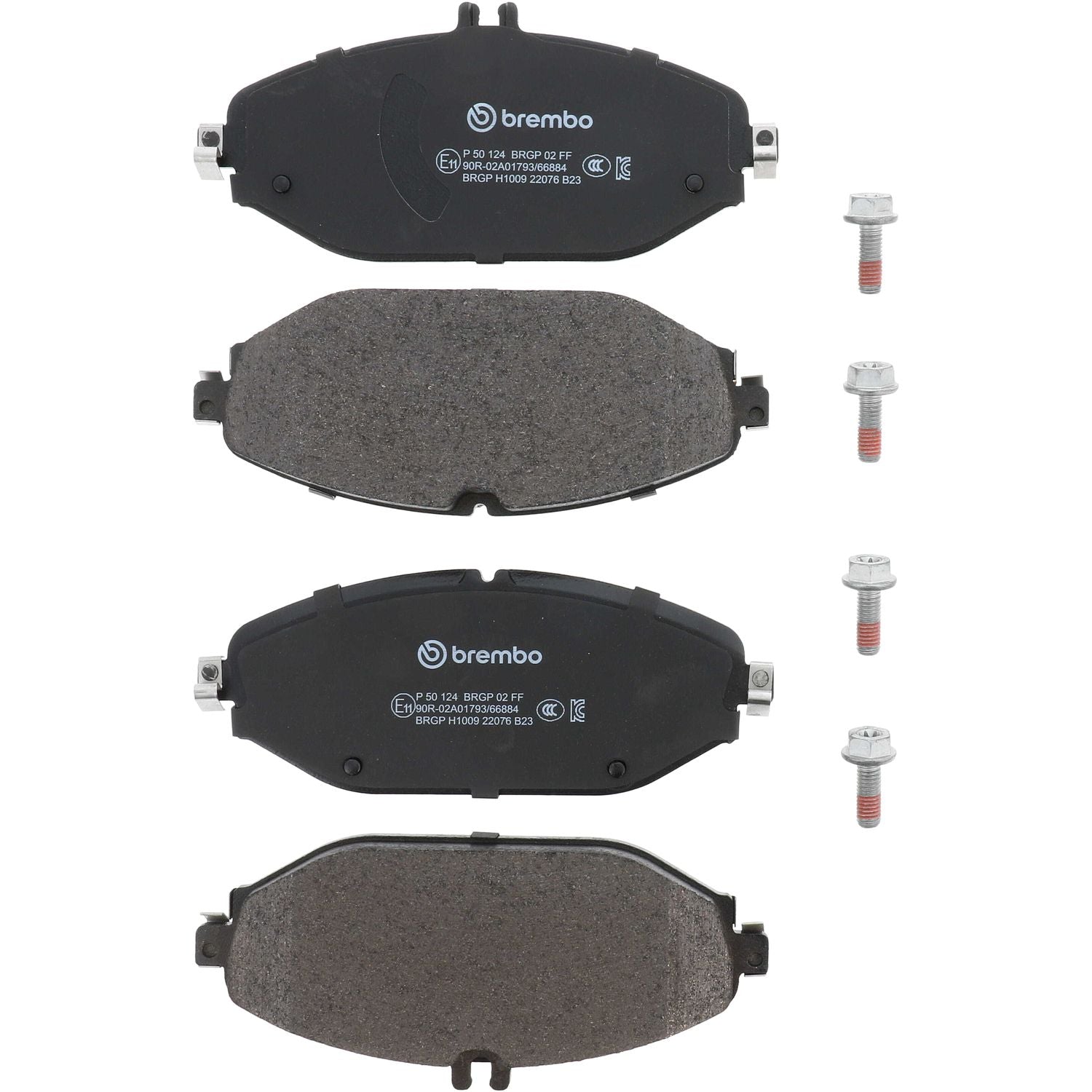 PRIME Low-Met Front Disc Brake Pad Set - P50124_02