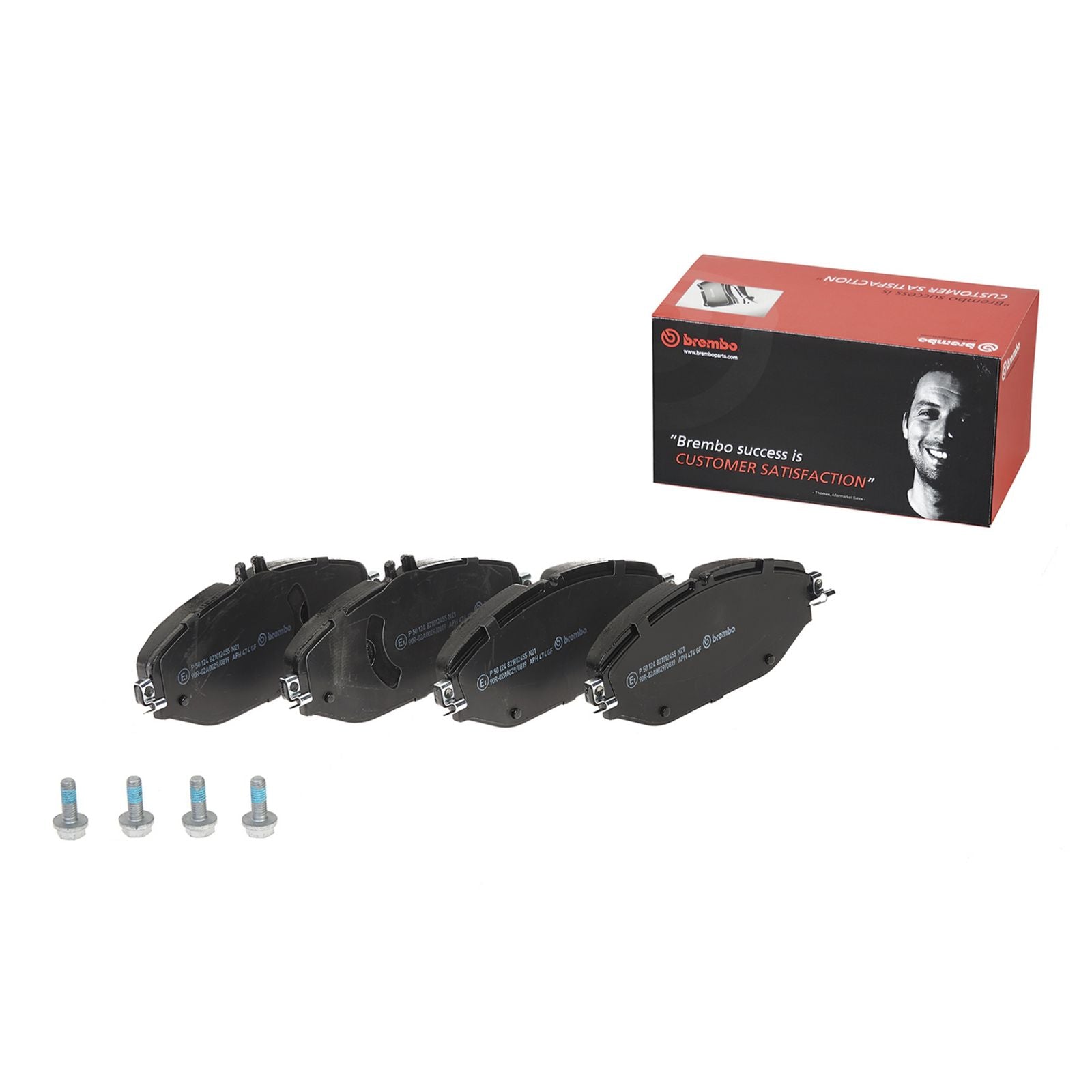PRIME Low-Met Front Disc Brake Pad Set - P50124_02