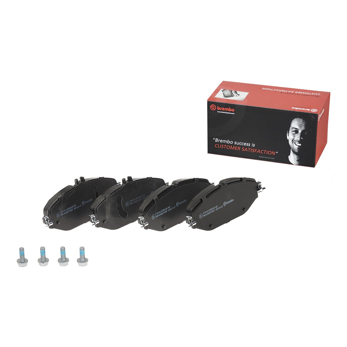 PRIME Low-Met Front Disc Brake Pad Set - P50124_02
