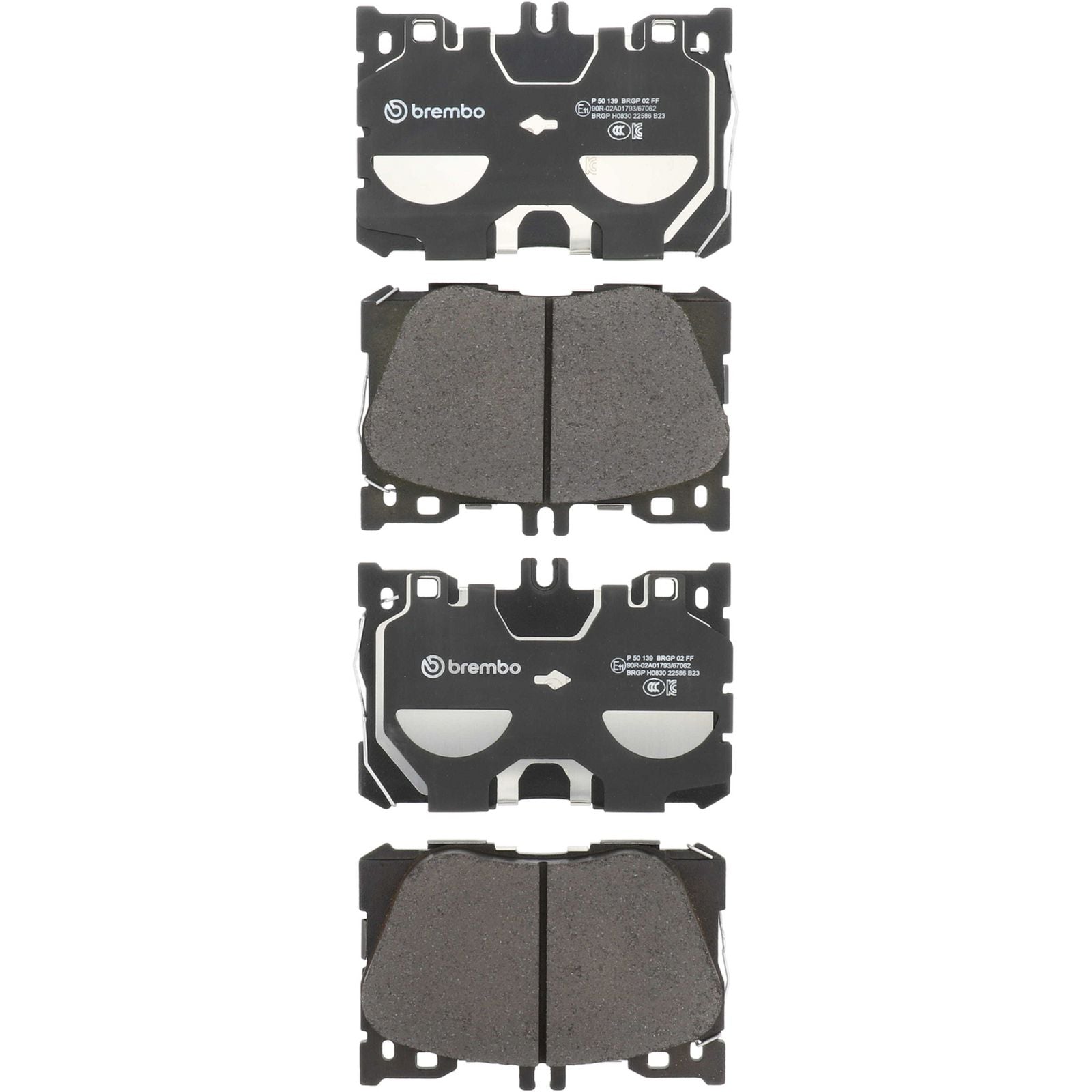 PRIME Low-Met Front Disc Brake Pad Set - P50139_02