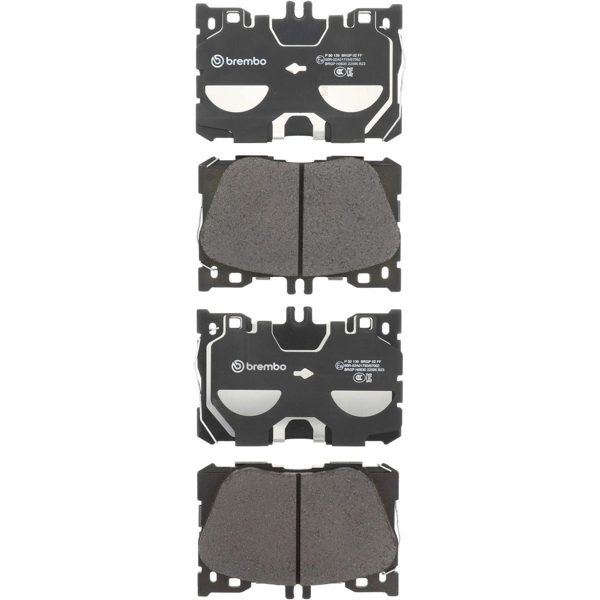 PRIME Low-Met Front Disc Brake Pad Set - P50139_02