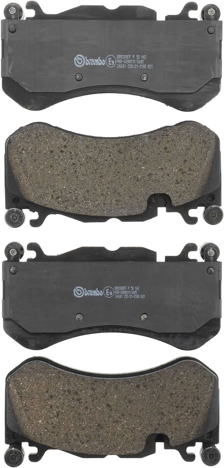 PRIME Low-Met Front Disc Brake Pad Set - P50142_01