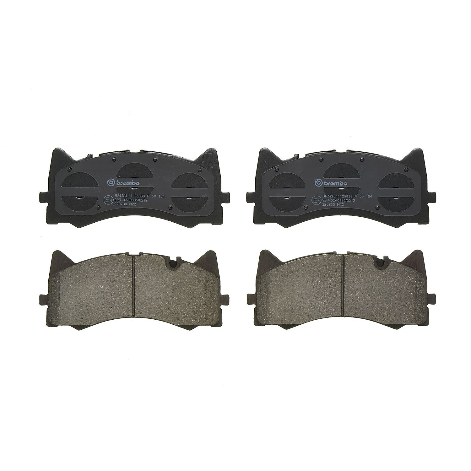PRIME Low-Met Front Disc Brake Pad Set - P50154_01