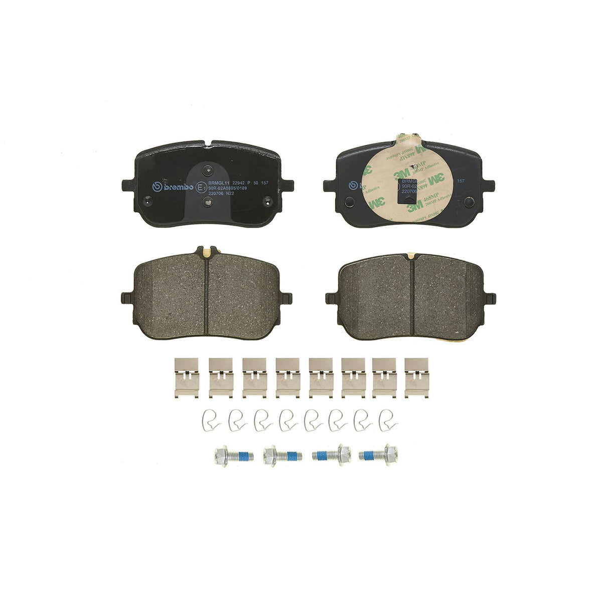 PRIME Low-Met Front Disc Brake Pad Set - P50157_03