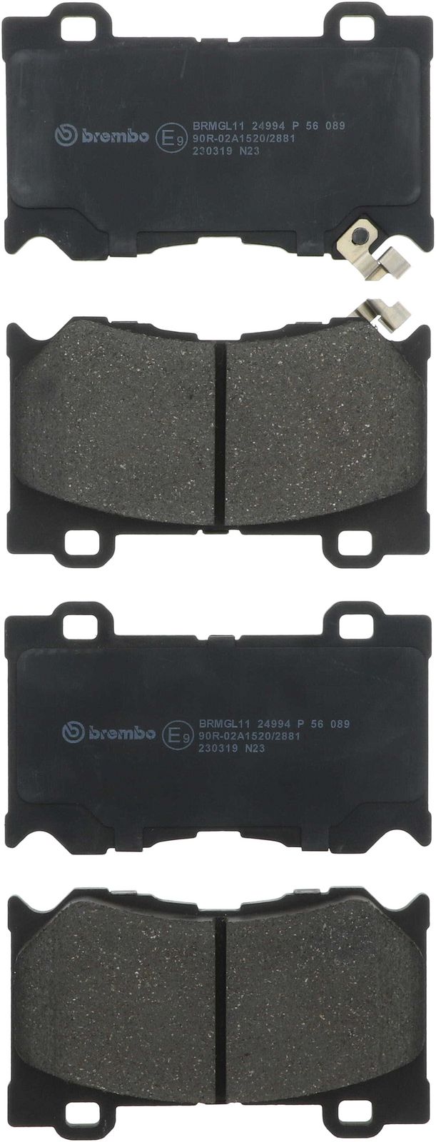 PRIME Low-Met Front Disc Brake Pad Set - P56089_01