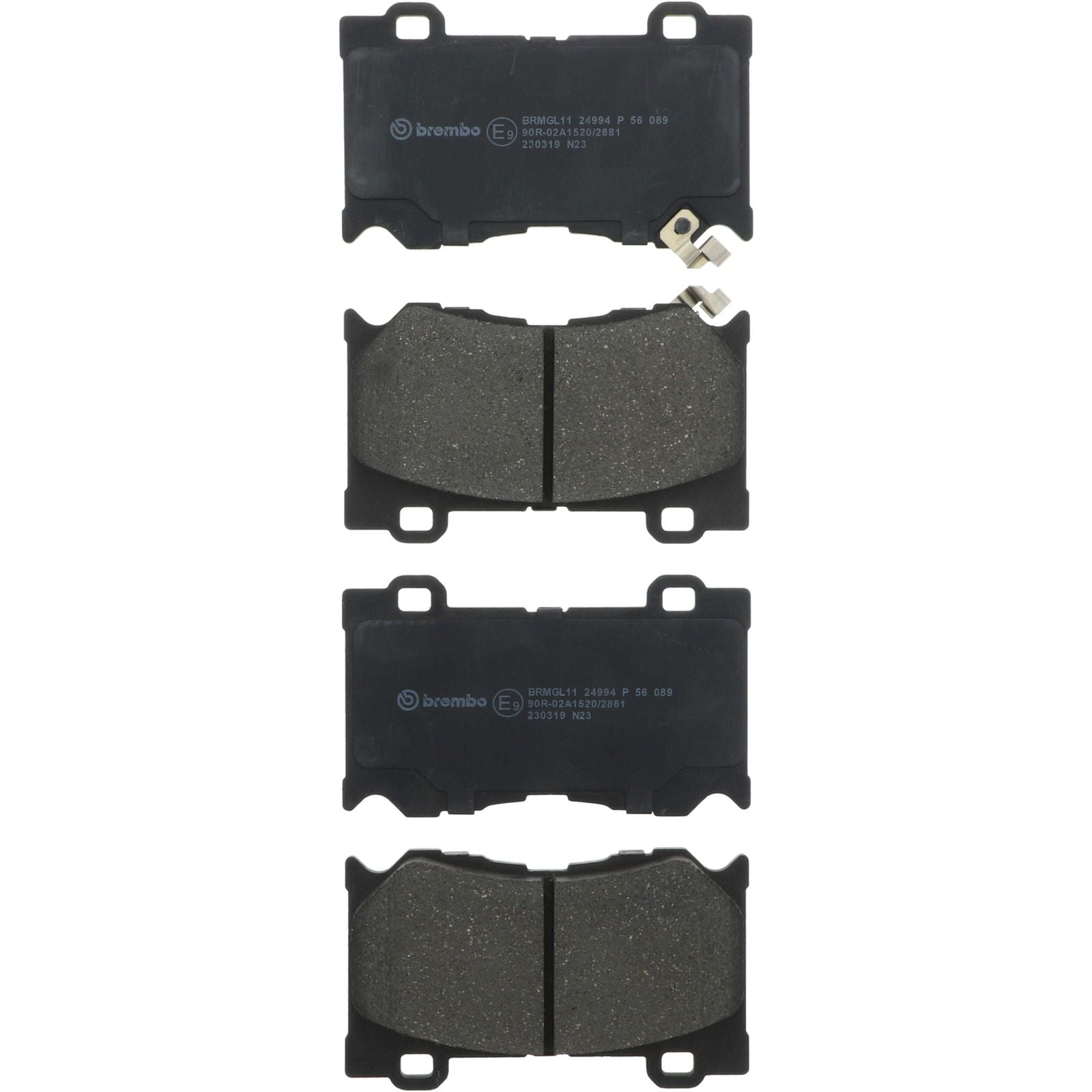 PRIME Low-Met Front Disc Brake Pad Set - P56089_02