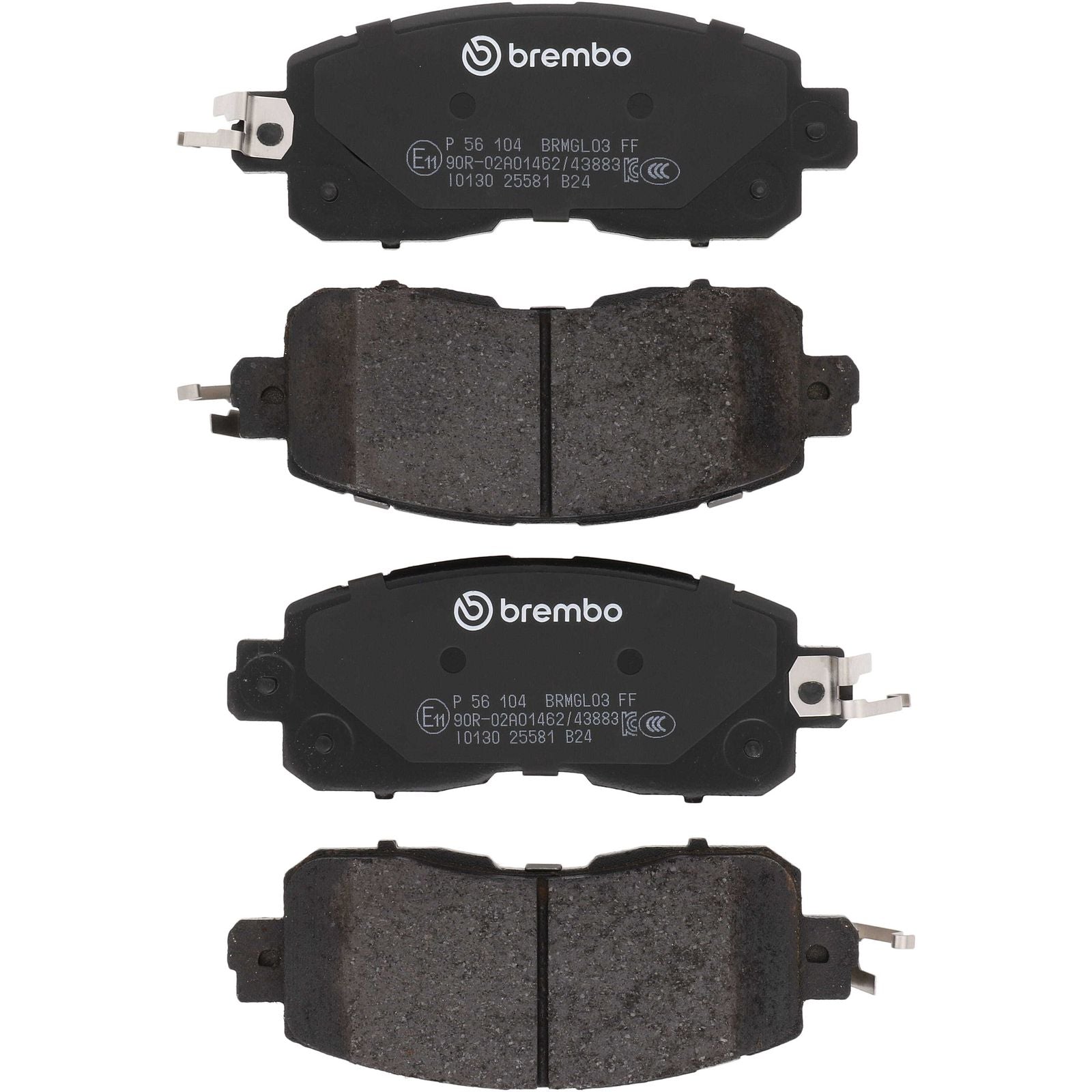 PRIME Low-Met Front Disc Brake Pad Set - P56104_02