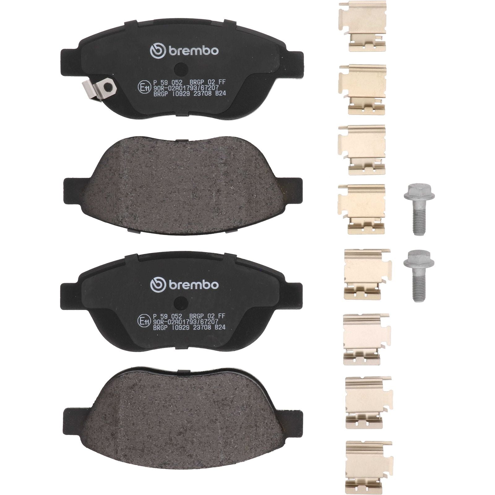 PRIME Low-Met Front Disc Brake Pad Set - P59052_02