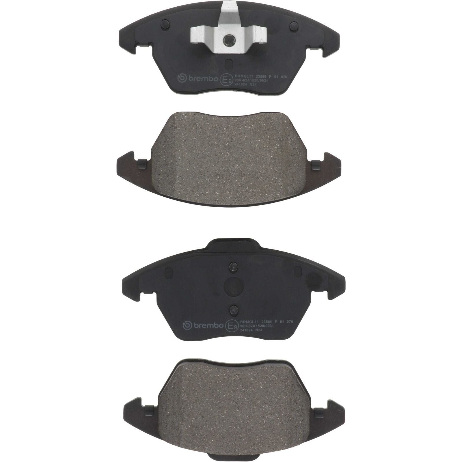 PRIME Low-Met Front Disc Brake Pad Set - P61076_02