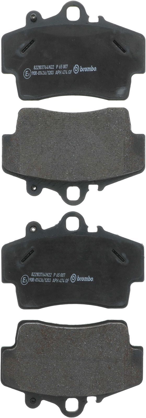 PRIME Low-Met Front Disc Brake Pad Set - P65007_01