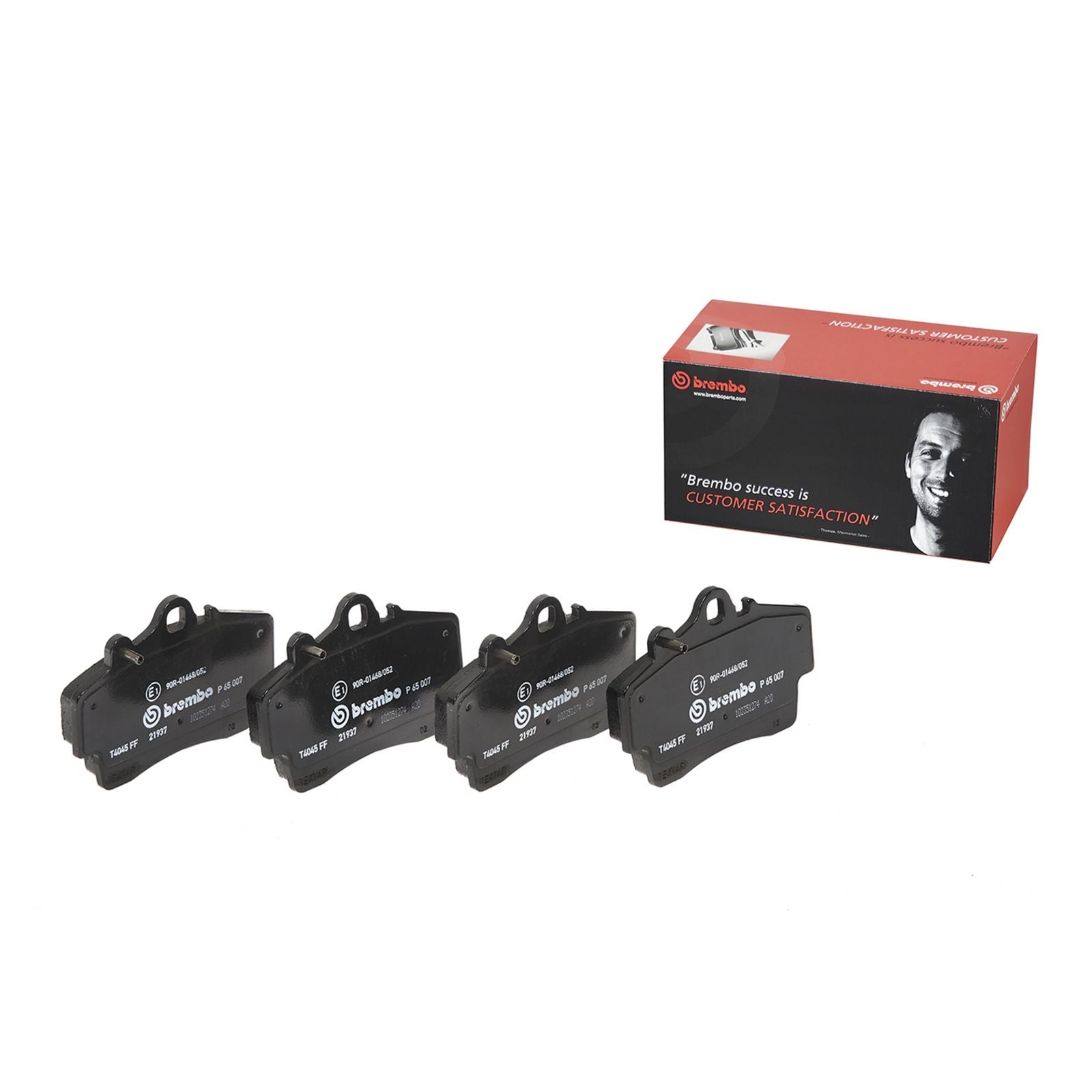 PRIME Low-Met Front Disc Brake Pad Set - P65007_02