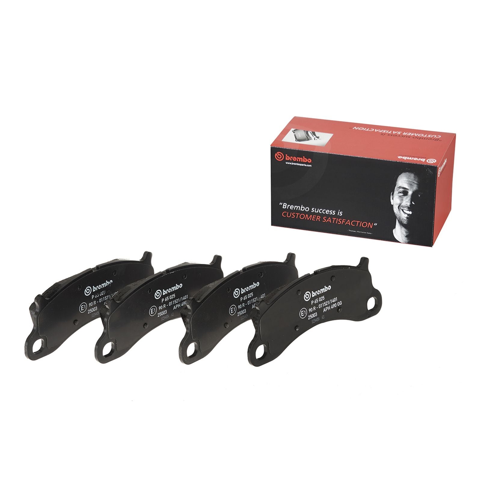 PRIME Low-Met Front Disc Brake Pad Set - P65025_01
