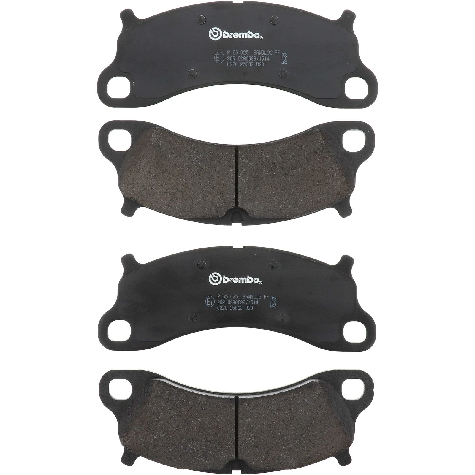 PRIME Low-Met Front Disc Brake Pad Set - P65025_04
