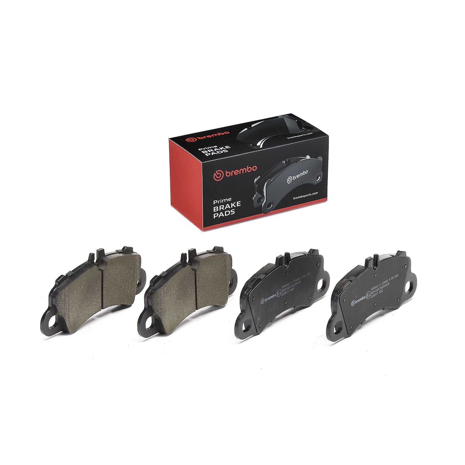 PRIME Low-Met Front Disc Brake Pad Set - P65043_02