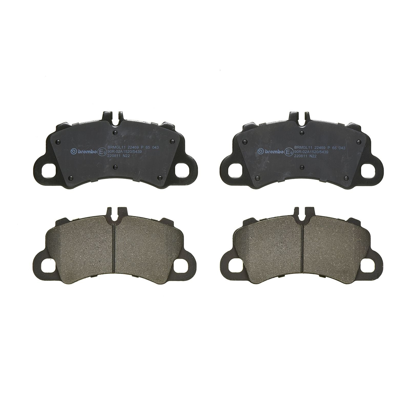 PRIME Low-Met Front Disc Brake Pad Set - P65043_03
