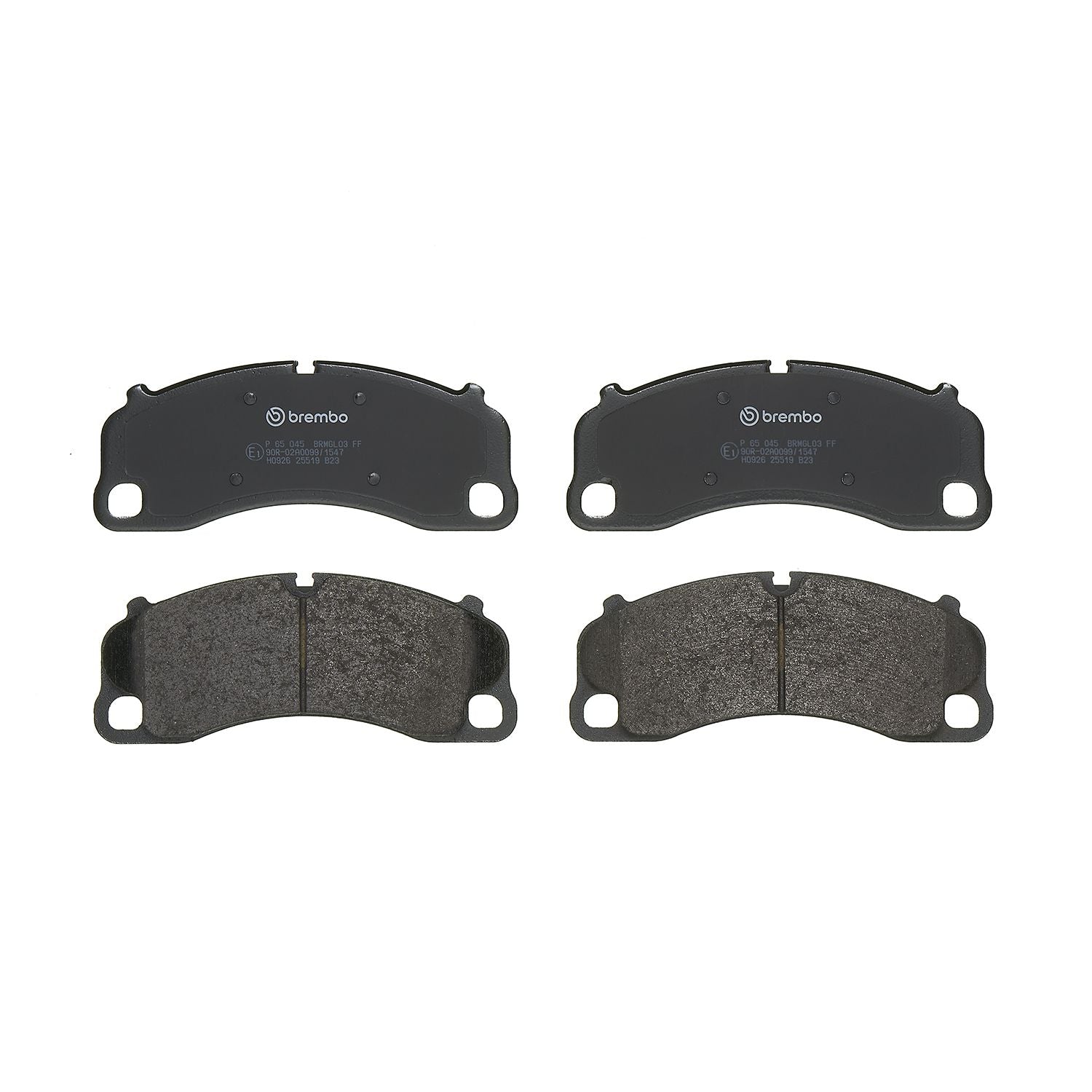 PRIME Low-Met Front Disc Brake Pad Set - P65045_03