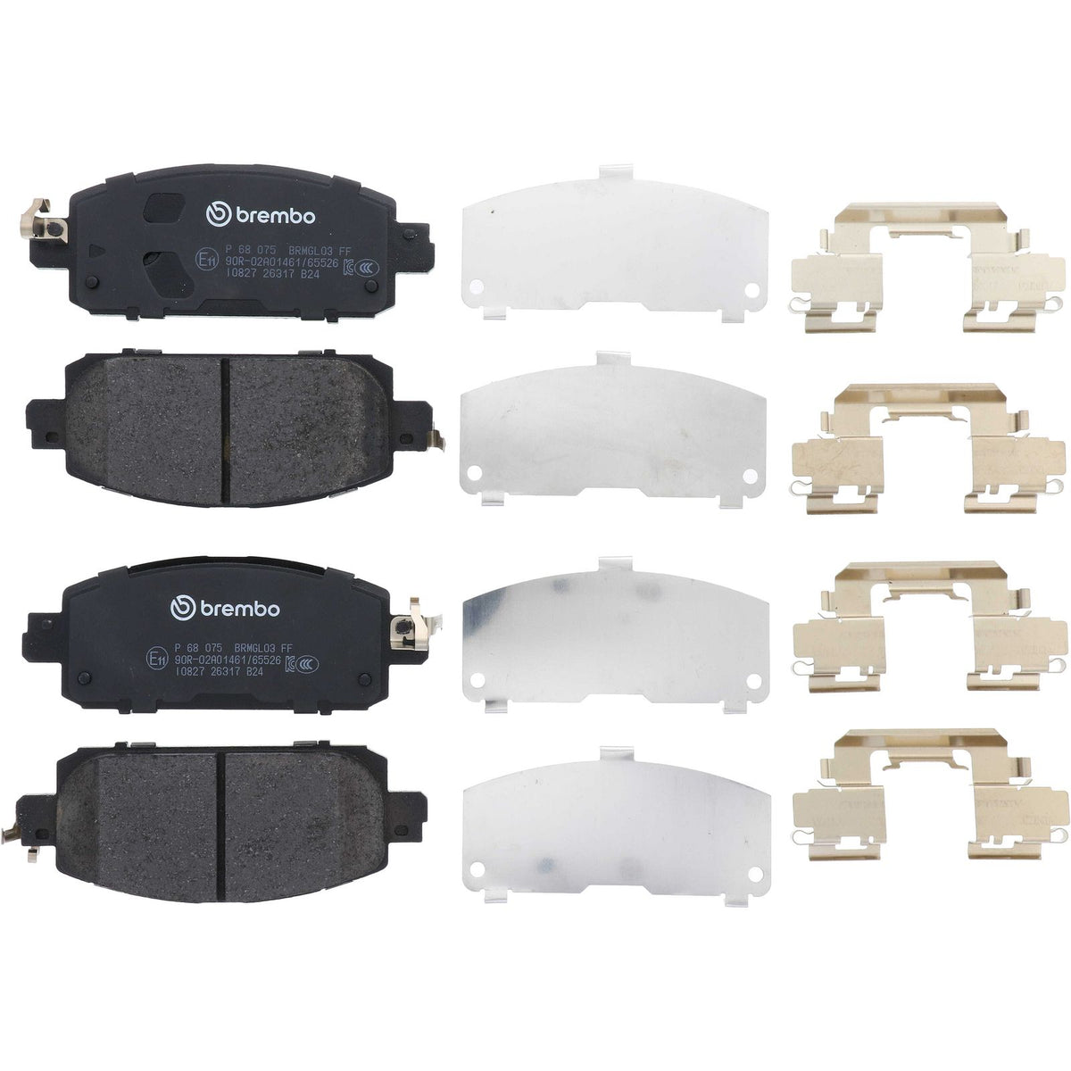 PRIME Low-Met Front Disc Brake Pad Set - P68075_02