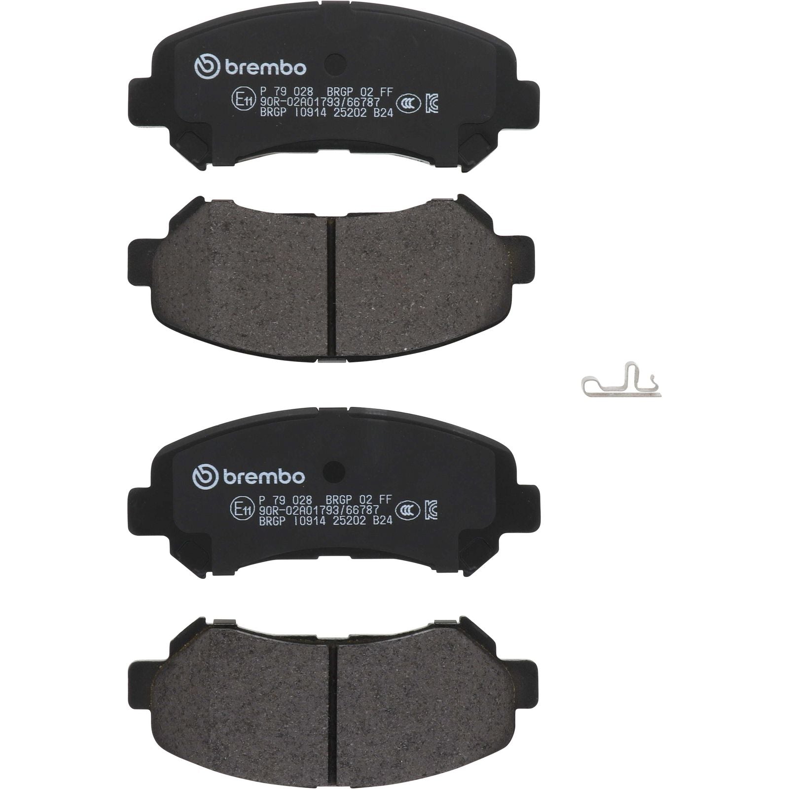 PRIME Low-Met Front Disc Brake Pad Set - P79028_02