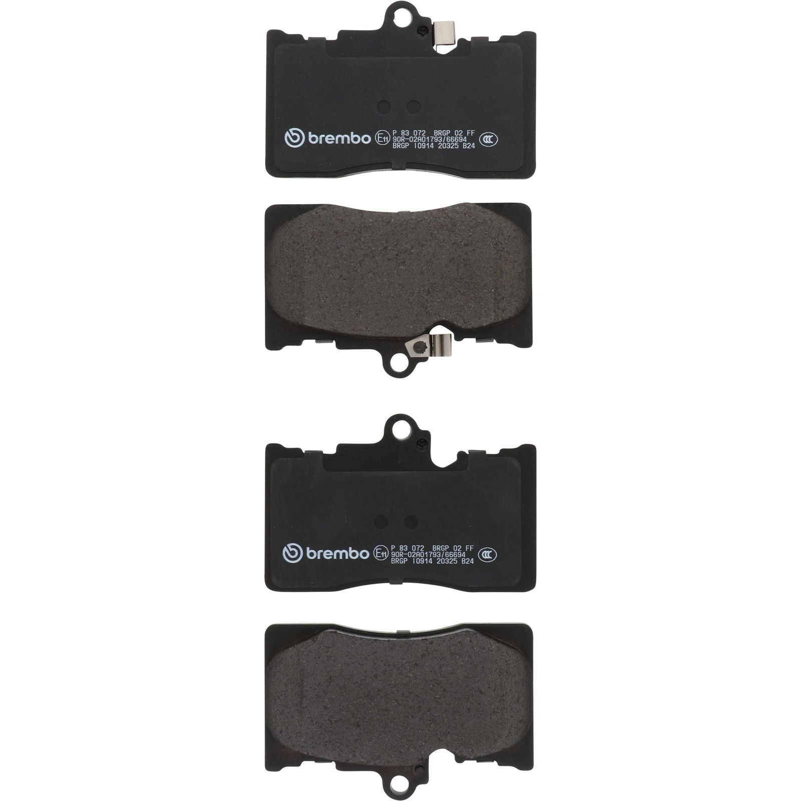 PRIME Low-Met Front Disc Brake Pad Set - P83072_02