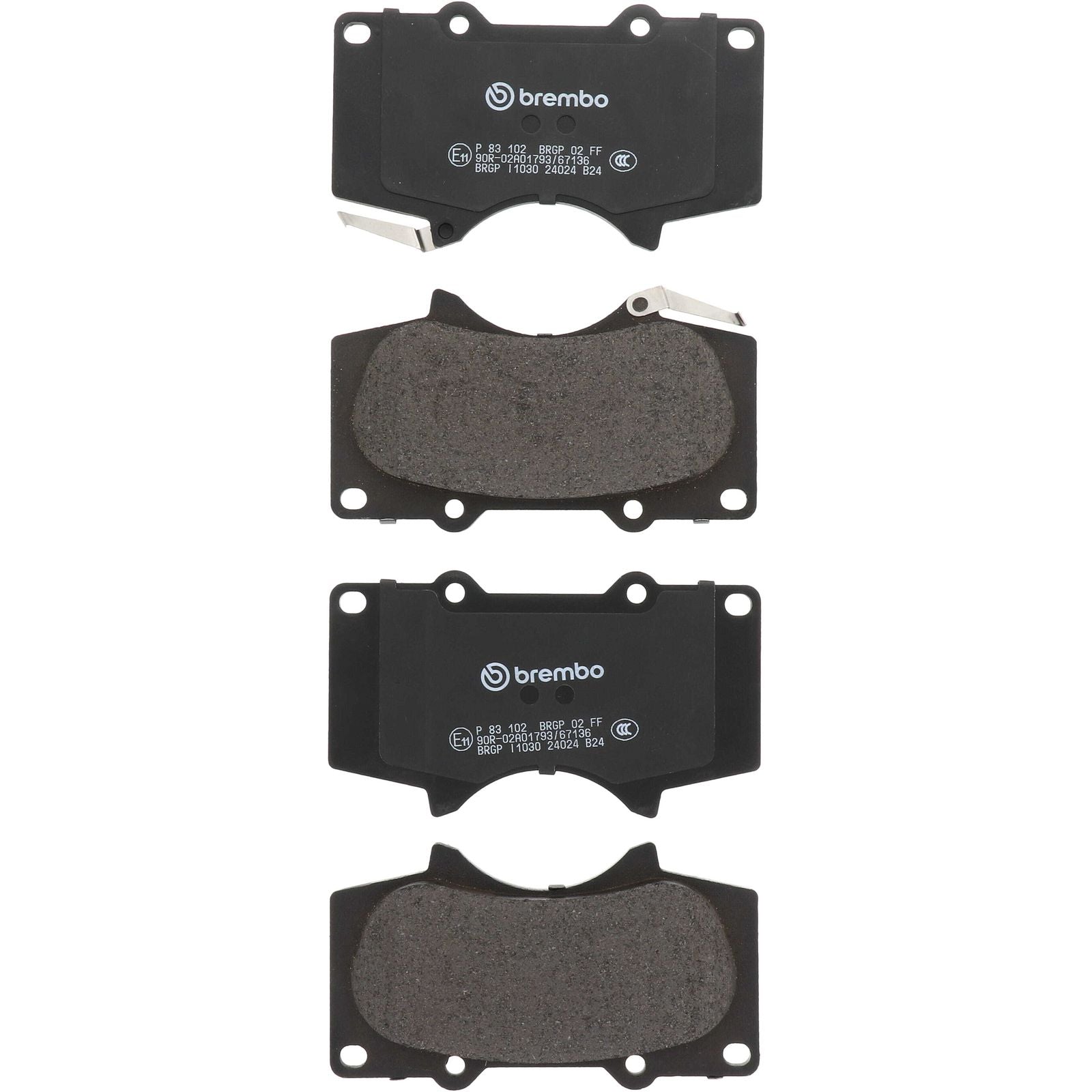 PRIME Low-Met Front Disc Brake Pad Set - P83102_02