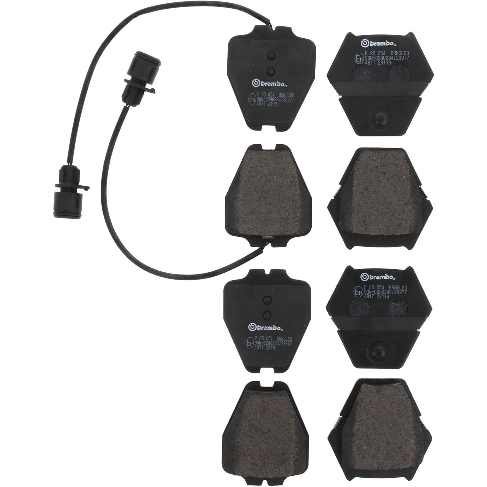 PRIME Low-Met Front Disc Brake Pad Set - P85054_02