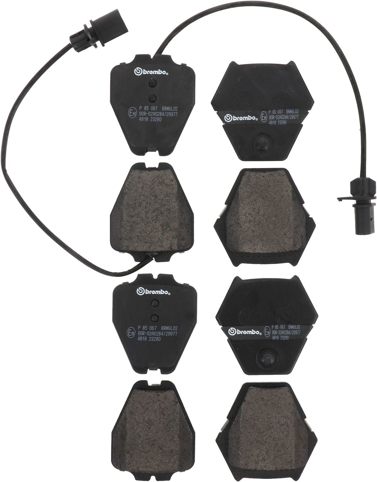 PRIME Low-Met Front Disc Brake Pad Set - P85067_01