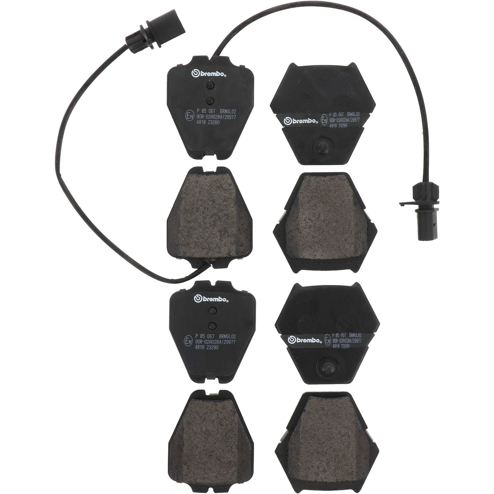 PRIME Low-Met Front Disc Brake Pad Set - P85067_04