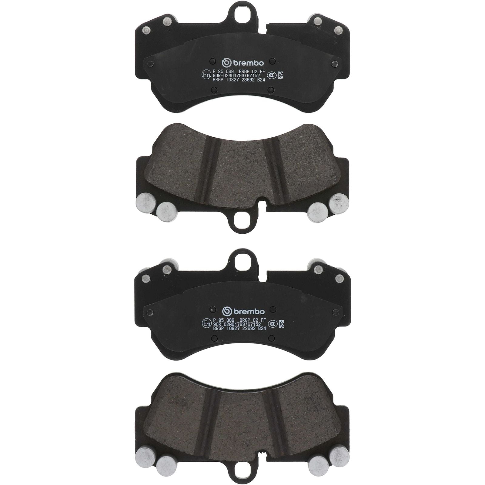 PRIME Low-Met Front Disc Brake Pad Set - P85069_02