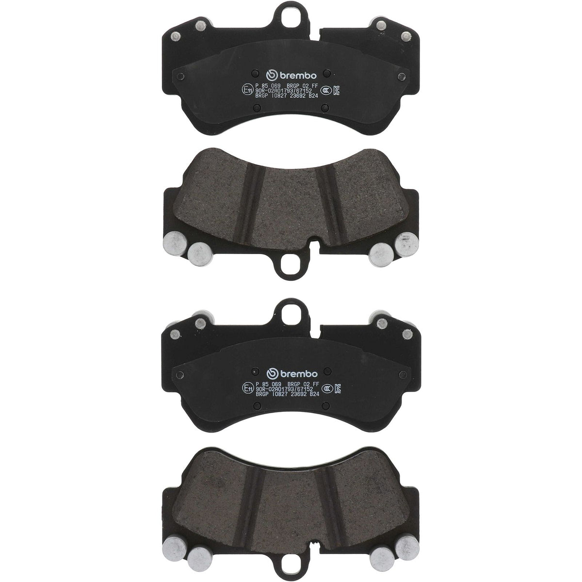 PRIME Low-Met Front Disc Brake Pad Set - P85069_02