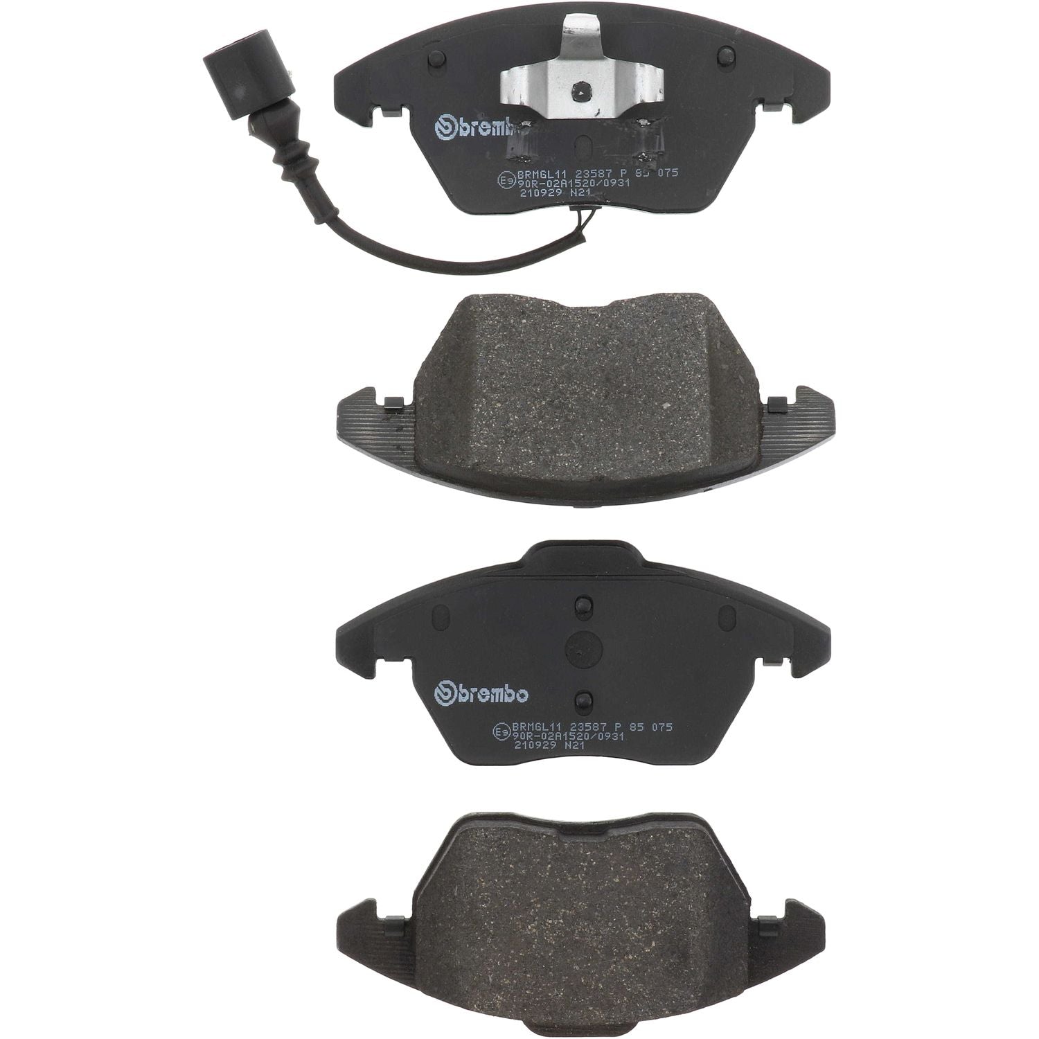 PRIME Low-Met Front Disc Brake Pad Set - P85075_02