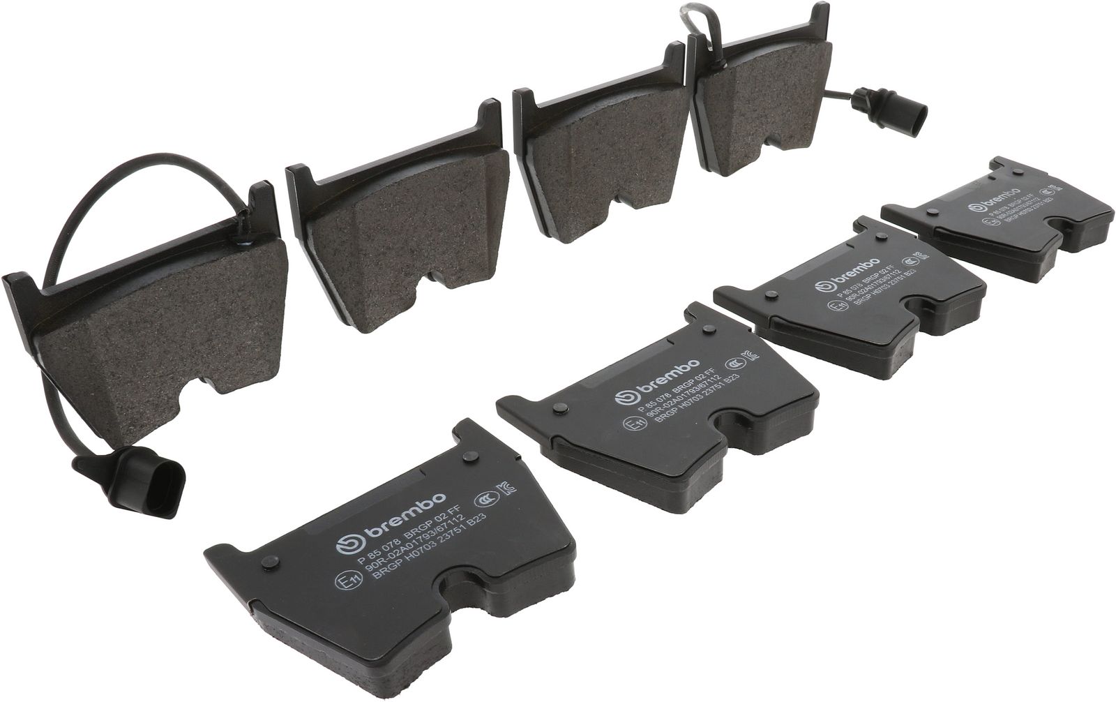 PRIME Low-Met Front Disc Brake Pad Set - P85078_02