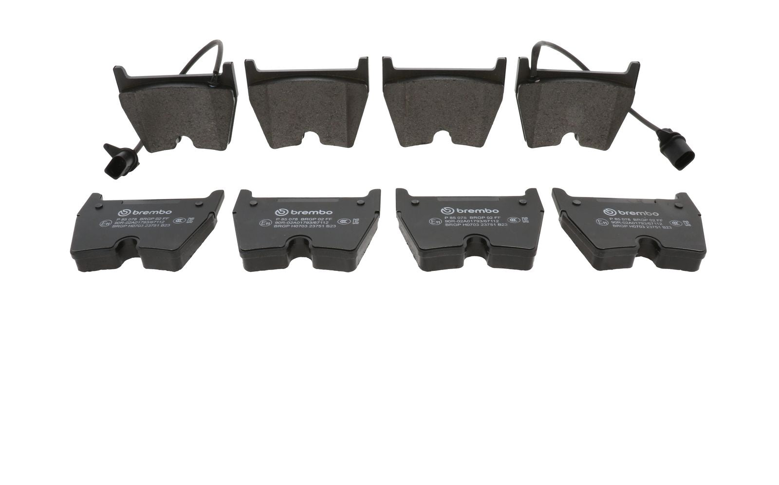 PRIME Low-Met Front Disc Brake Pad Set - P85078_02