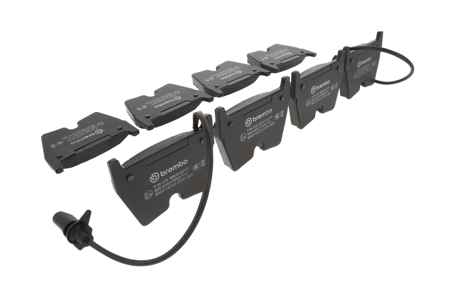PRIME Low-Met Front Disc Brake Pad Set - P85078_11