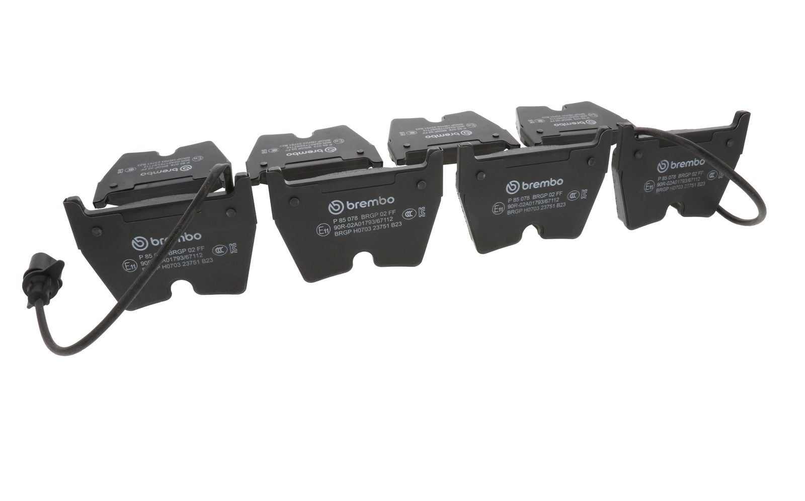 PRIME Low-Met Front Disc Brake Pad Set - P85078_13