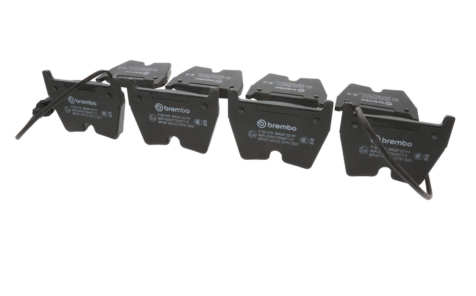 PRIME Low-Met Front Disc Brake Pad Set - P85078_15