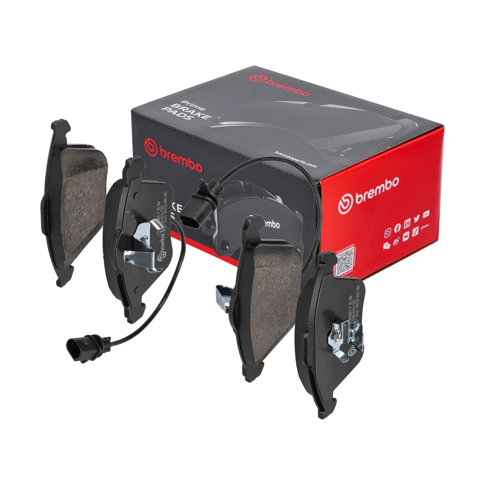 PRIME Low-Met Front Disc Brake Pad Set - P85084_02