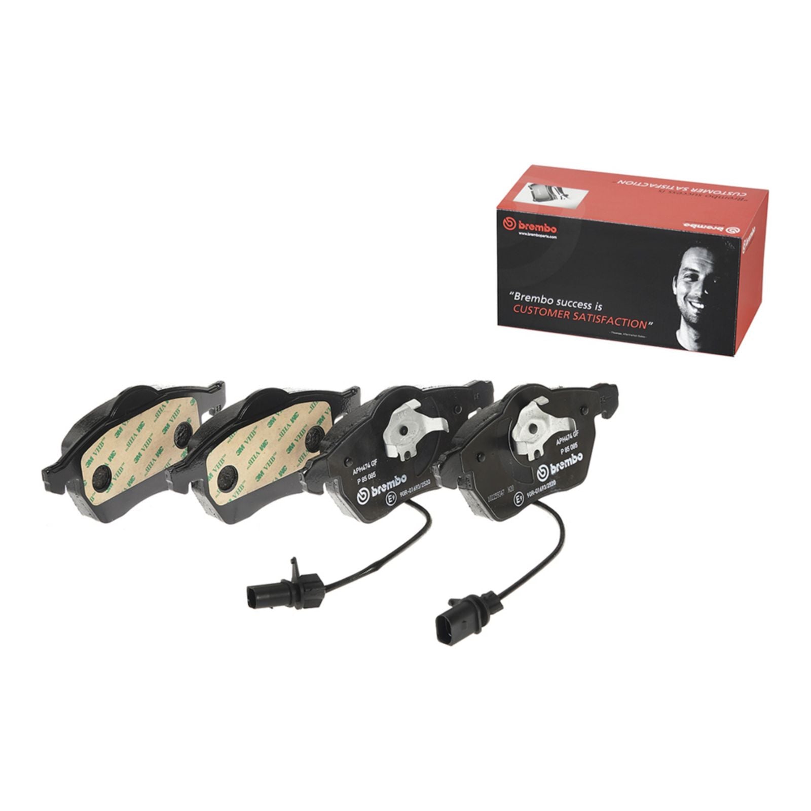 PRIME Low-Met Front Disc Brake Pad Set - P85085_03