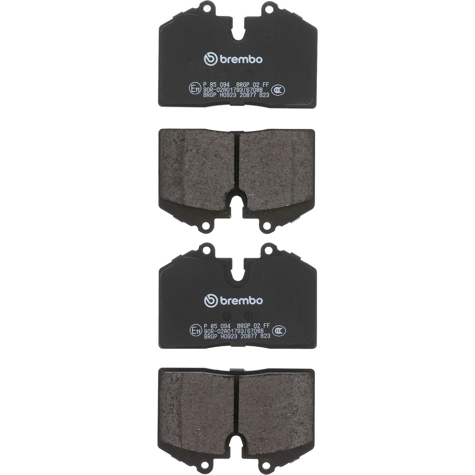 PRIME Low-Met Front Disc Brake Pad Set - P85094_02