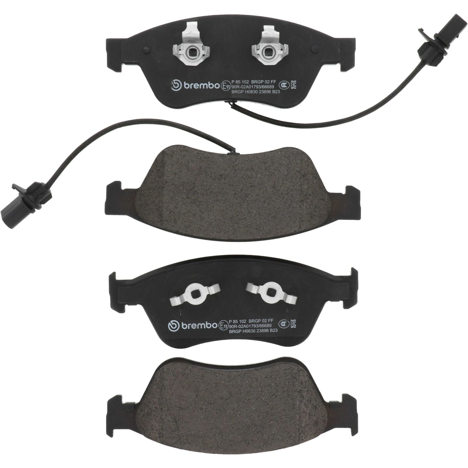 PRIME Low-Met Front Disc Brake Pad Set - P85102_05