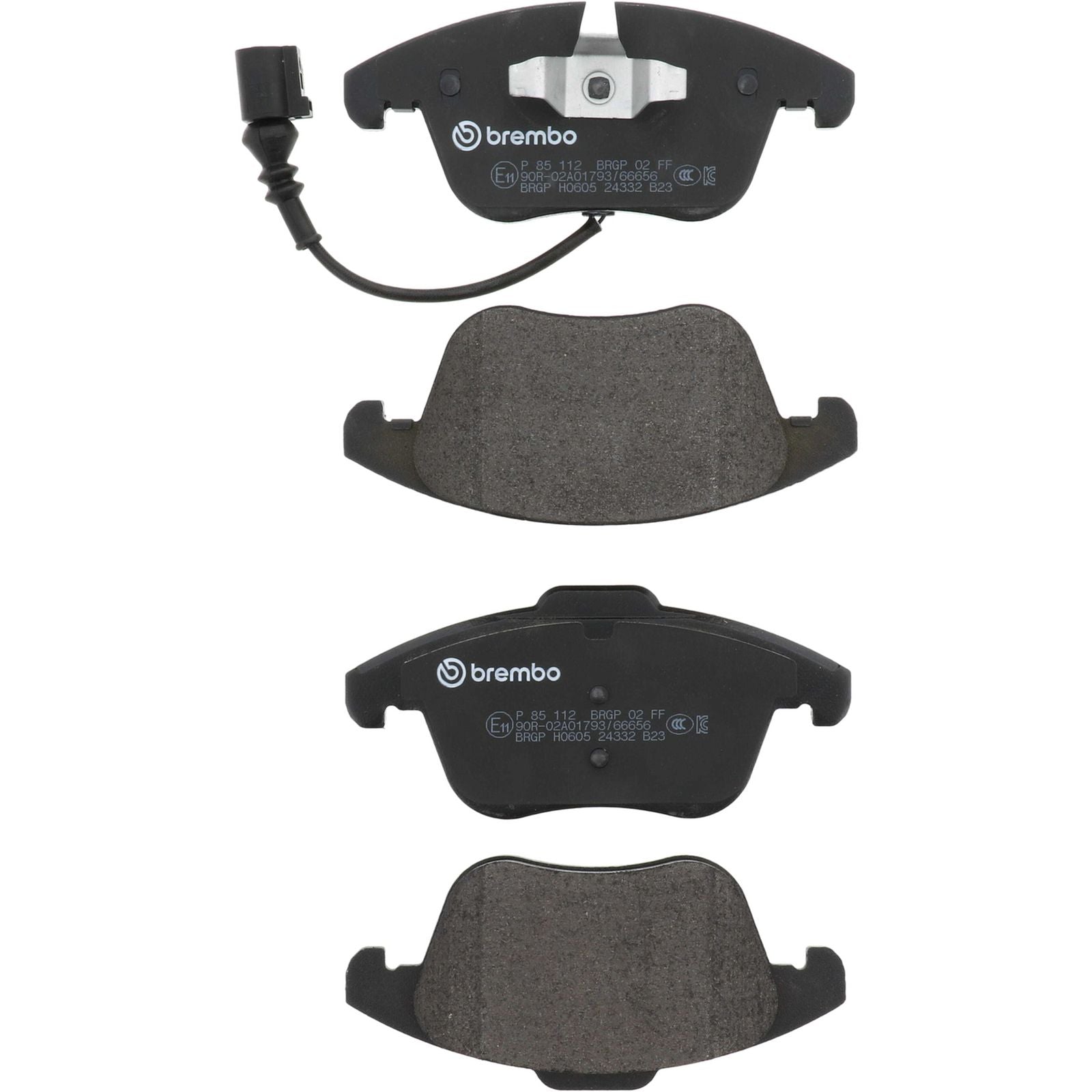 PRIME Low-Met Front Disc Brake Pad Set - P85112_02