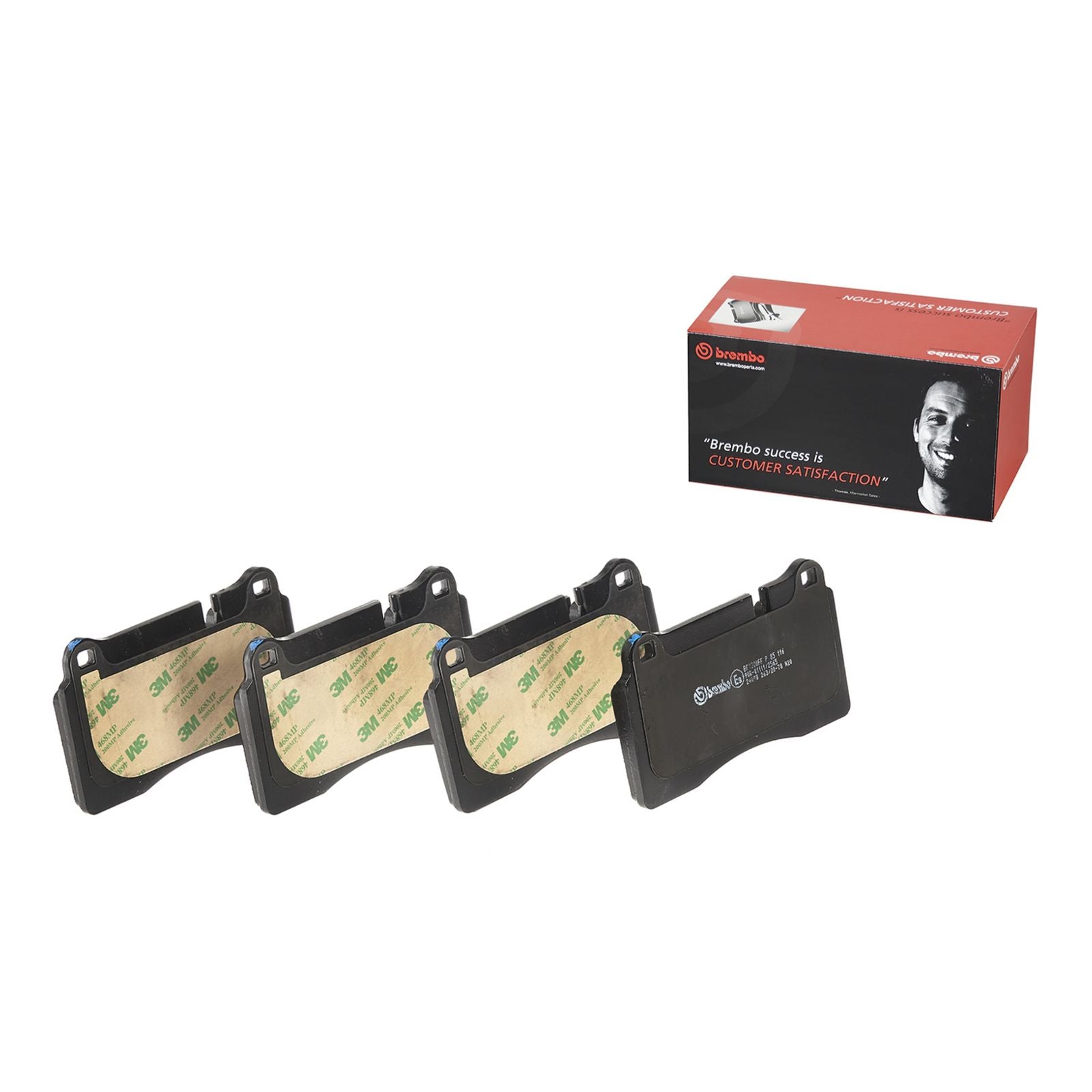 PRIME Low-Met Front Disc Brake Pad Set - P85116_02