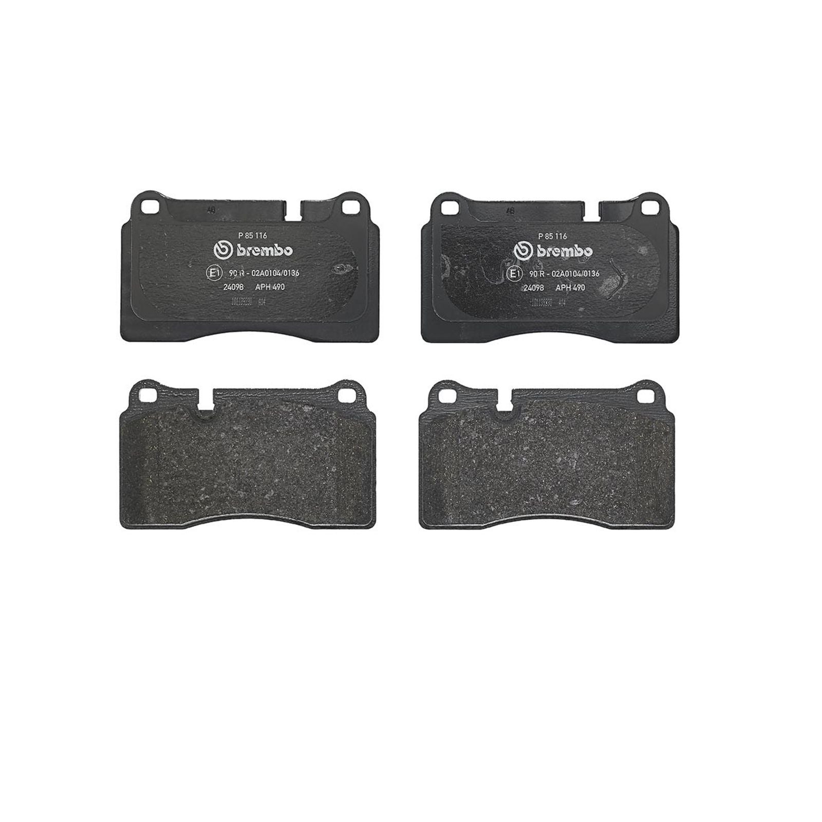 PRIME Low-Met Front Disc Brake Pad Set - P85116_04
