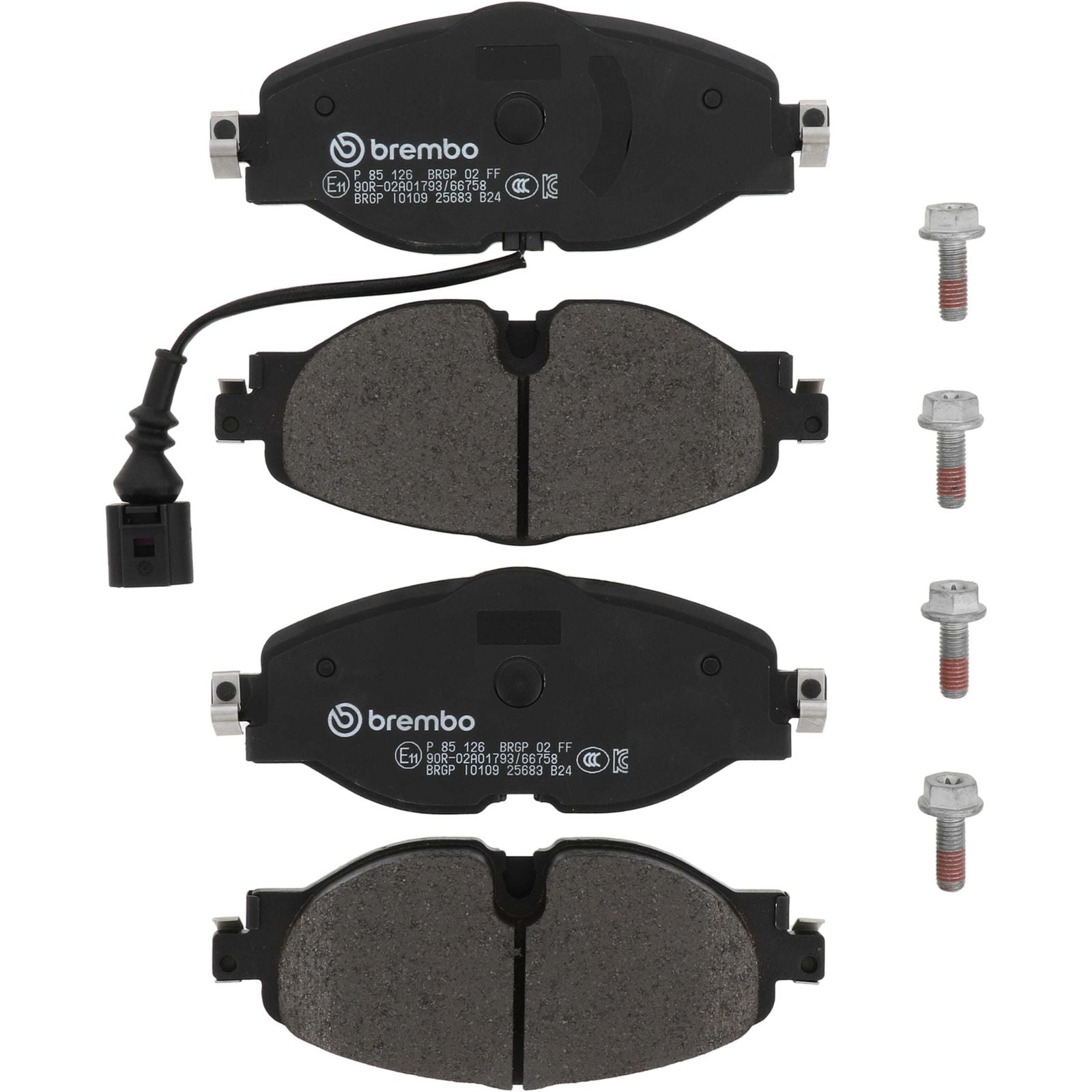 PRIME Low-Met Front Disc Brake Pad Set - P85126_02