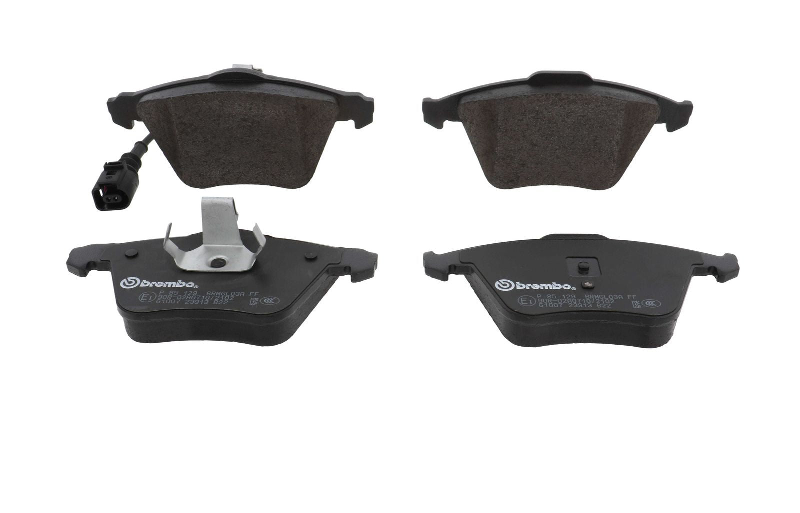 PRIME Low-Met Front Disc Brake Pad Set - P85129_02