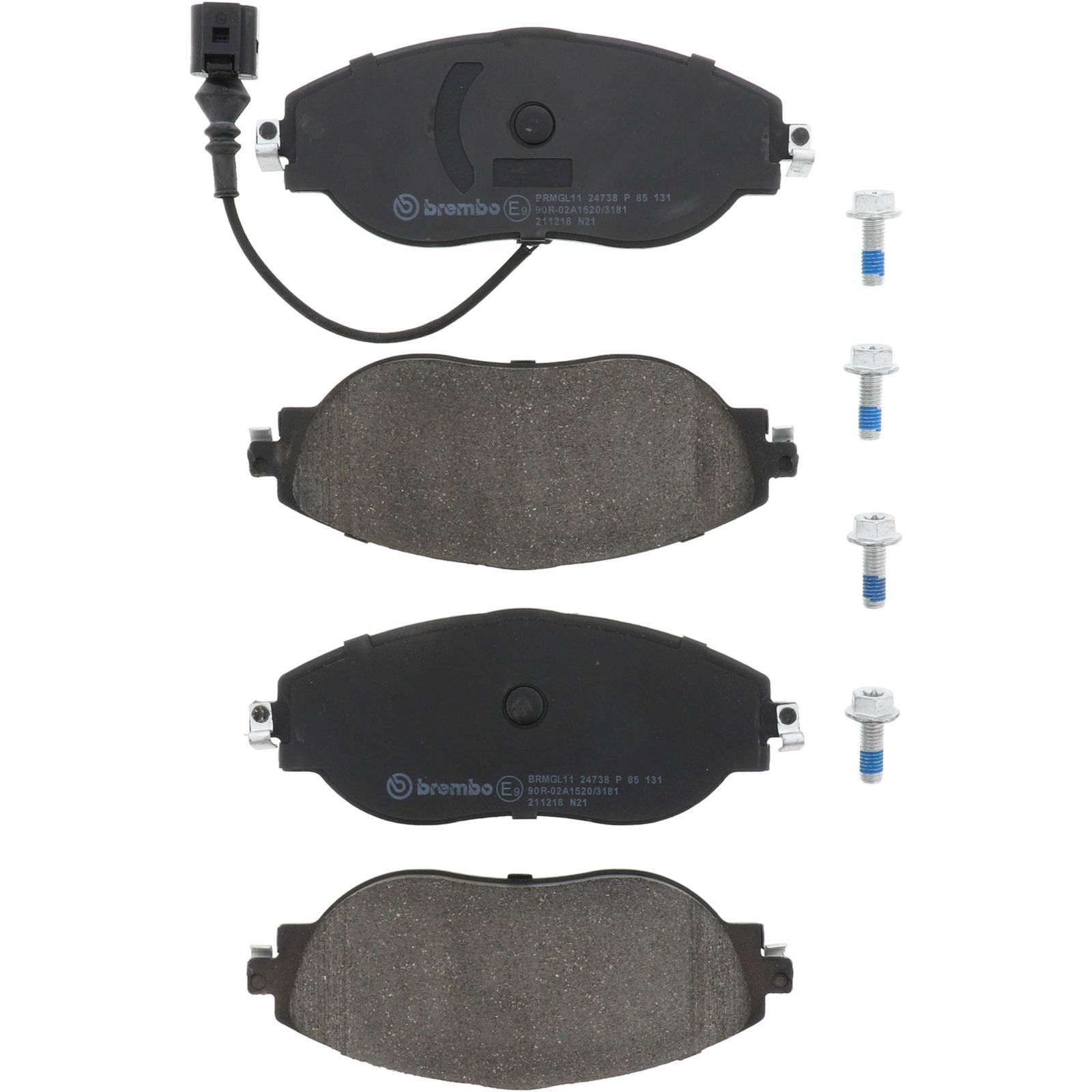 PRIME Low-Met Front Disc Brake Pad Set - P85131_05