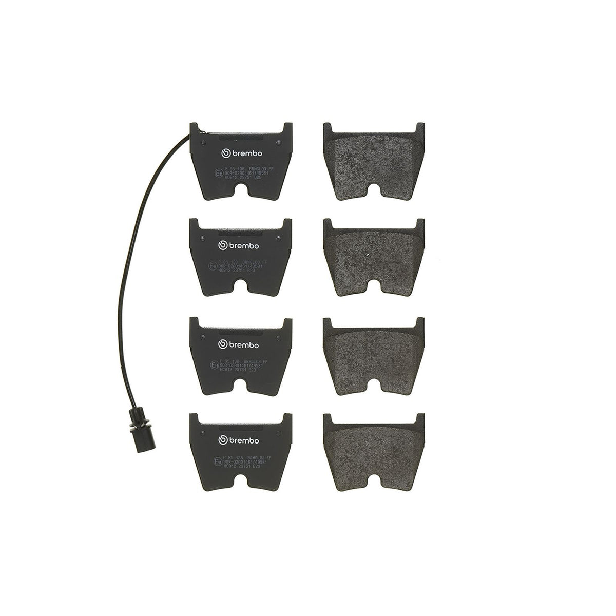 PRIME Low-Met Front Disc Brake Pad Set - P85138_03