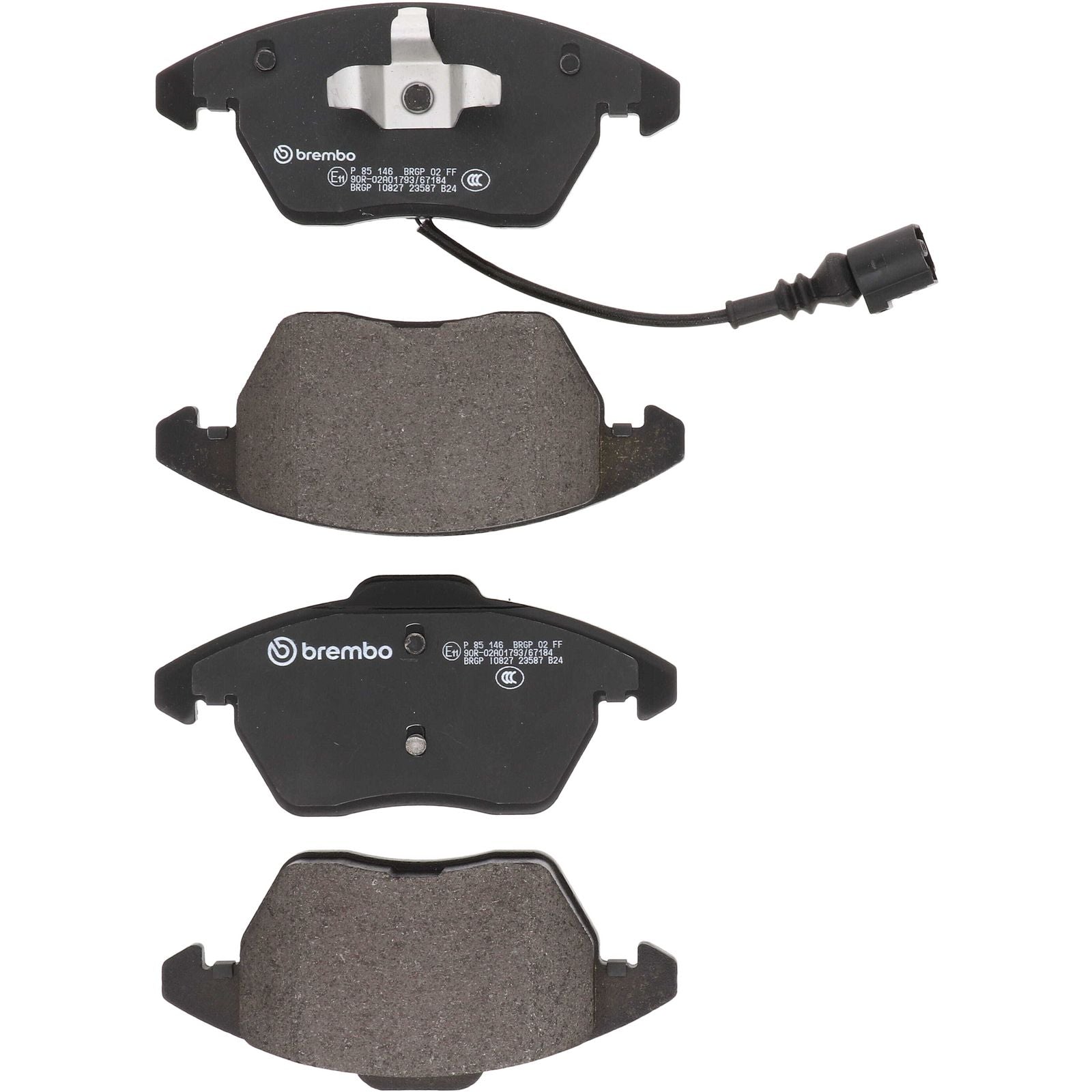 PRIME Low-Met Front Disc Brake Pad Set - P85146_02