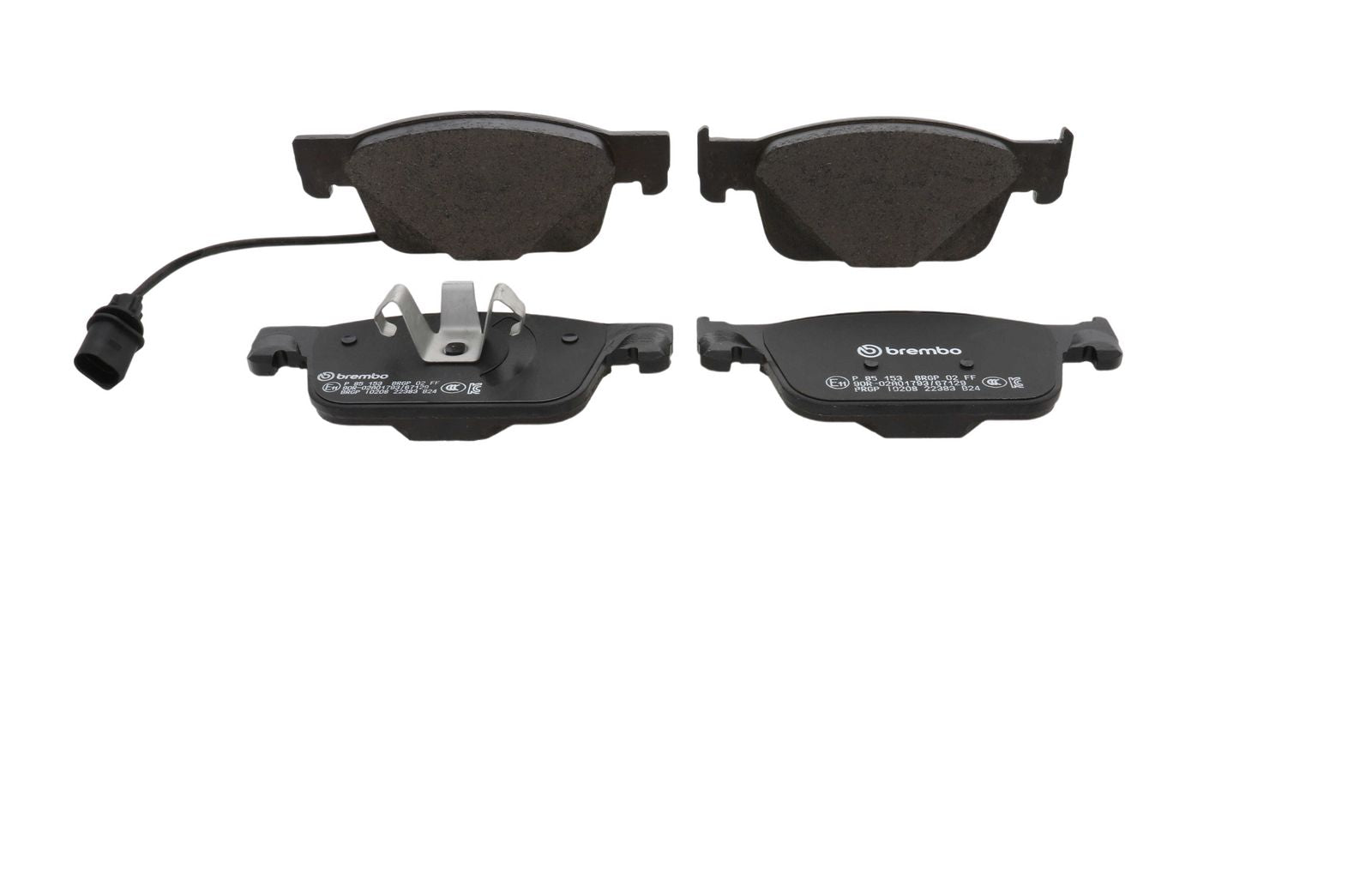 PRIME Low-Met Front Disc Brake Pad Set - P85153_02