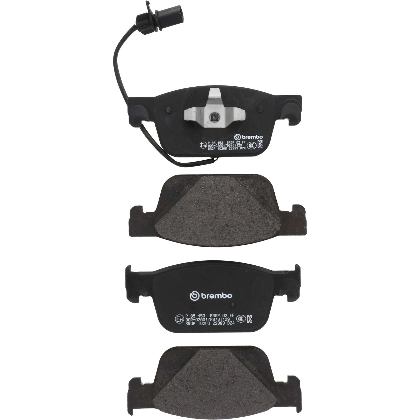 PRIME Low-Met Front Disc Brake Pad Set - P85153_02